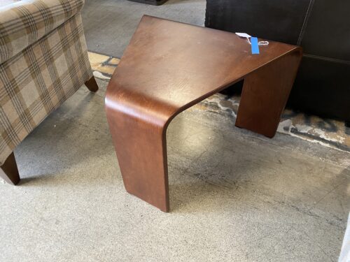 Danish Waterfall Mahogany Side Table