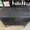 UTTERMOST Zadie Aged Ebony Rippling Accent Cabinet