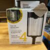 NATURALLY SOLAR Set of 4 LED Pathway Lights