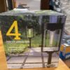 NATURALLY SOLAR Set of 4 LED Pathway Lights