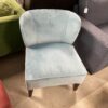 COST PLUS WORLD MARKET Teal Bracketed Armchair