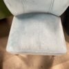 COST PLUS WORLD MARKET Teal Bracketed Armchair