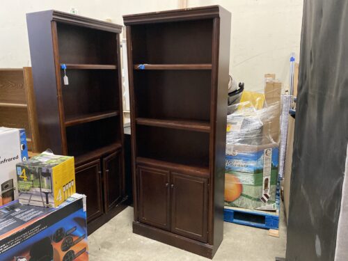 Russet Brown 2 Tier 1 Cabinet Display Shelf