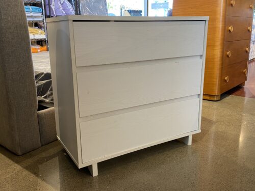 Short & Simply White 3-Drawer Dresser