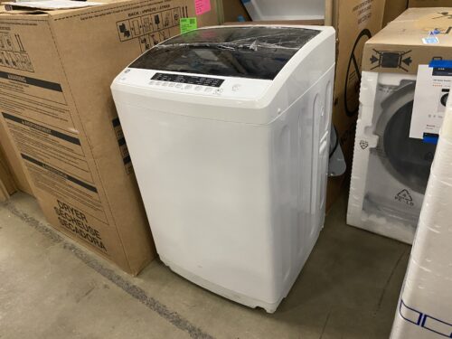 GE Space Saver 2.8 CUFT Washer Model #GNW128PSM0WW