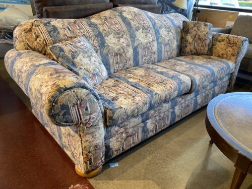 Skirted Floral 3-Seater Sofa