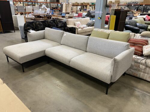 IKEA Applaryd Pillowy Light Grey L Sectional