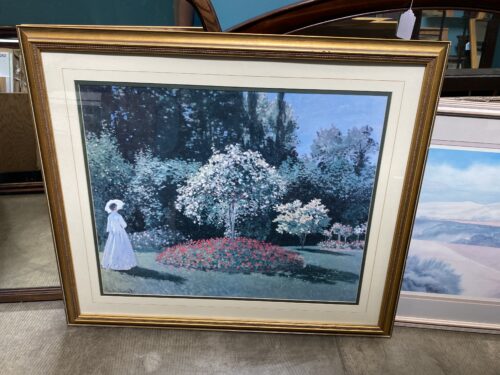 "Woman in the Garden" Monet Art Print