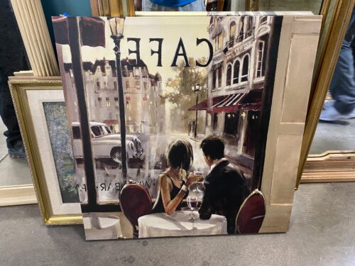 "Lovers in a Café" Art Print