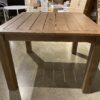 Sturdy Square Patio Table w/ Umbrella Spot