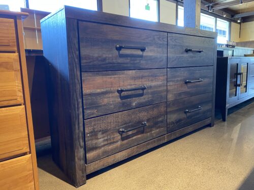 Dark Bar Hardware Doublewide Dresser