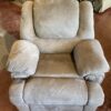 Neutral Plush & Plump Manual Recliner Armchair