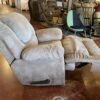 Neutral Plush & Plump Manual Recliner Armchair