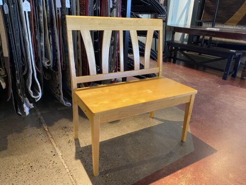 Blonde Wood Bench, Smaller