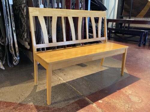 Blonde Wood Bench, Larger