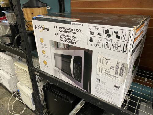In-Hood Microwave in Black
