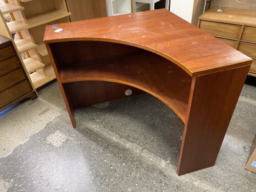 Cedar Curved Office Desk