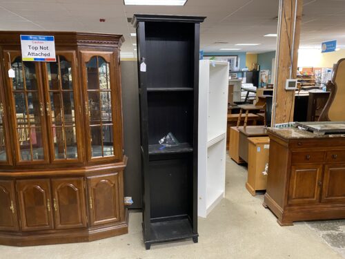 Black Lightweight Bookcase