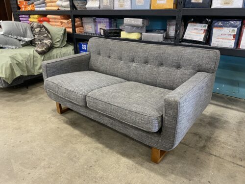 JASON Modern Ashy Grey Square Leg Sofa