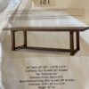 RESTORATION HARDWARE Cayden Campaign Rectangular Dining Table