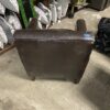 Brown Leather Distressed Armchair