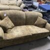 BASSETT Purple and Gold Paisley Couch