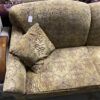 BASSETT Purple and Gold Paisley Couch