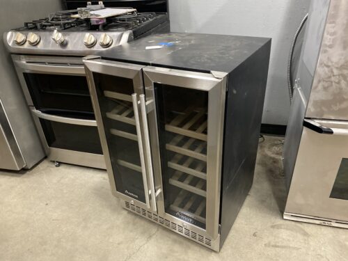 AOBOSI Double Door Wine Cooler Model #YC120-2D