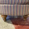 Half Circle Stripped Ottoman