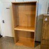 Tall Medium Toned Wood Bookshelf