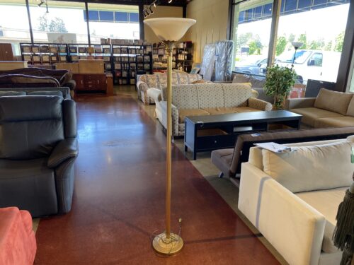Glass Top Floor Lamp