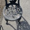 Iron Outdoor Bistro Table and Chair