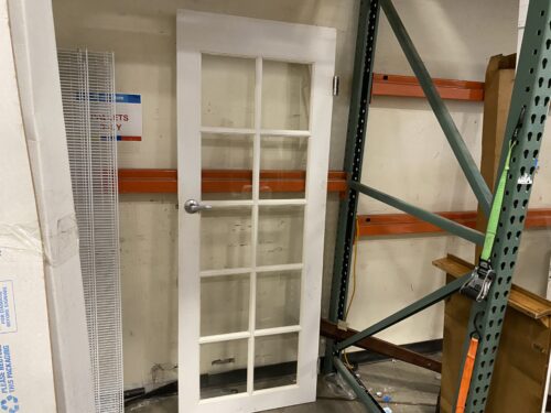 Patio Door with 10 Glass Panels