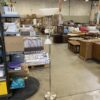 Silver Lamp with Adjustable Light
