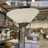 Silver Lamp with Adjustable Light