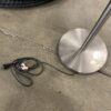 Silver Lamp with Adjustable Light