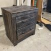 Darkwood 2 Drawer Nightstand With USBC Charge Ports