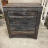 Darkwood 2 Drawer Nightstand With USBC Charge Ports