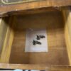Leather Topped Rolling Nightstand