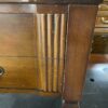 Leather Topped Rolling Nightstand