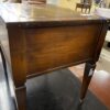 Leather Topped Rolling Nightstand