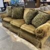 Golden Paisley Plushy Couch