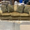 Golden Paisley Plushy Couch