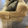 Golden Paisley Plushy Couch