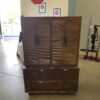 DIXIE Campaigner Swirling Grain Slat Door Dresser