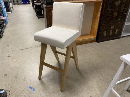 RESTORATION HARDWARE Jacobs White Bar Chair