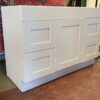 48" White Bathroom Vanity Cabinet