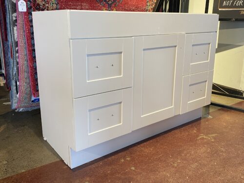 48" White Bathroom Vanity Cabinet