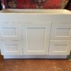 48" White Bathroom Vanity Cabinet