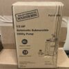 MAINTENANCE WAREHOUSE 1/3 HP Automatic Submersible Utility Pump